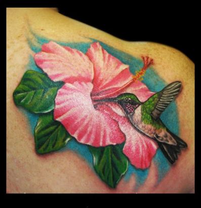 Rosanne Hummingbird Tattoo